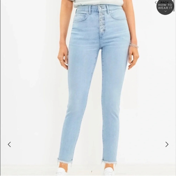 LOFT  Skinny Crop Jeans - Picture 1 of 5